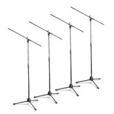 4x Gravity TMS 4321 B Touring Series Stativ-Mikrofonständer